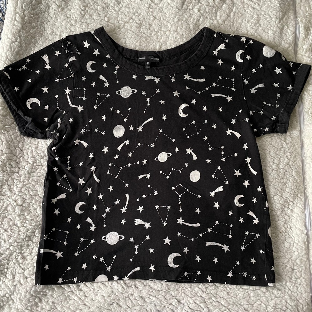 Attitude Included women's small cotton‎ Celestial Star Constellation Graphic Tee